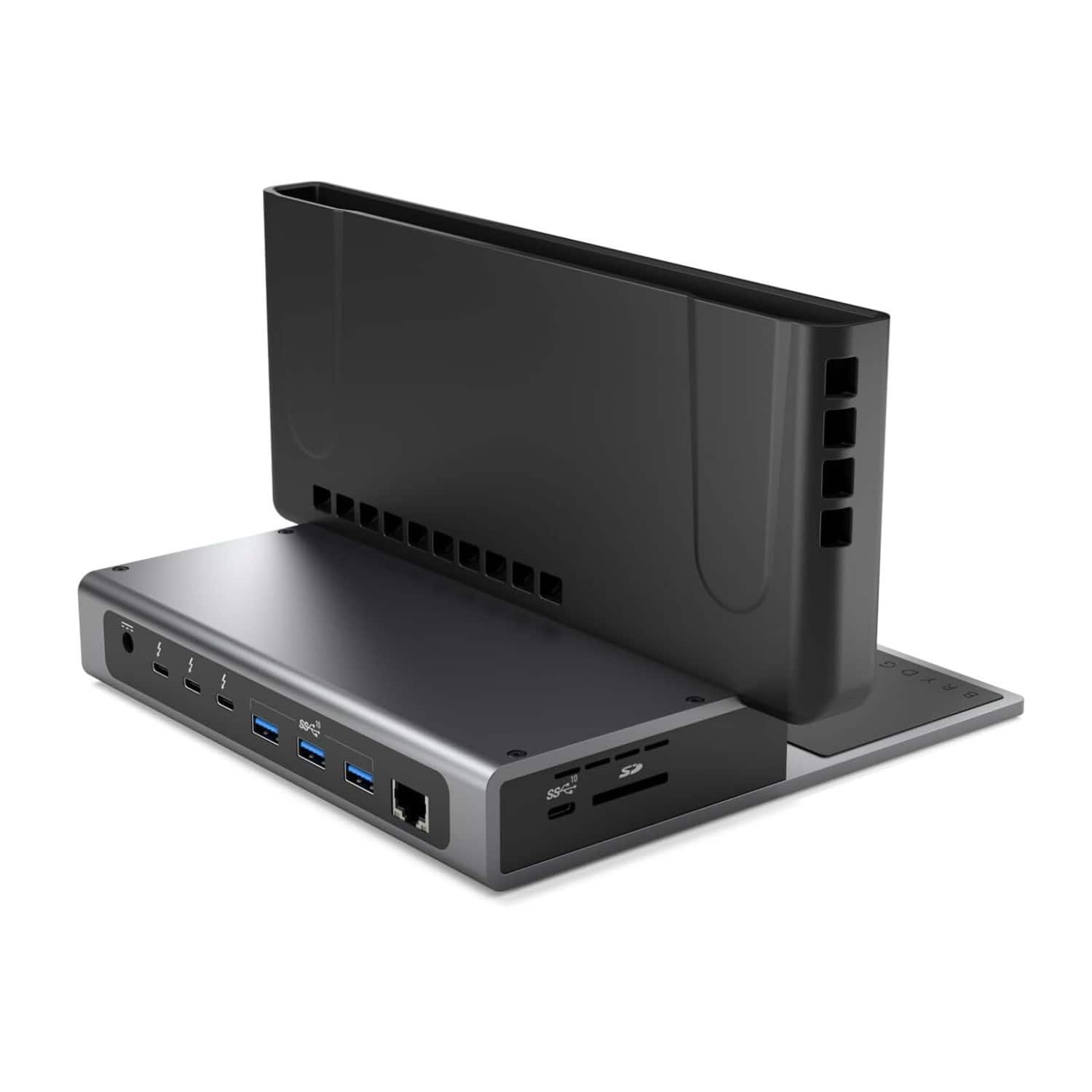 Brydge - ProDock Duo TB4 Docking Station for MacBook Pro/Air 13 Inch (Space Gray)