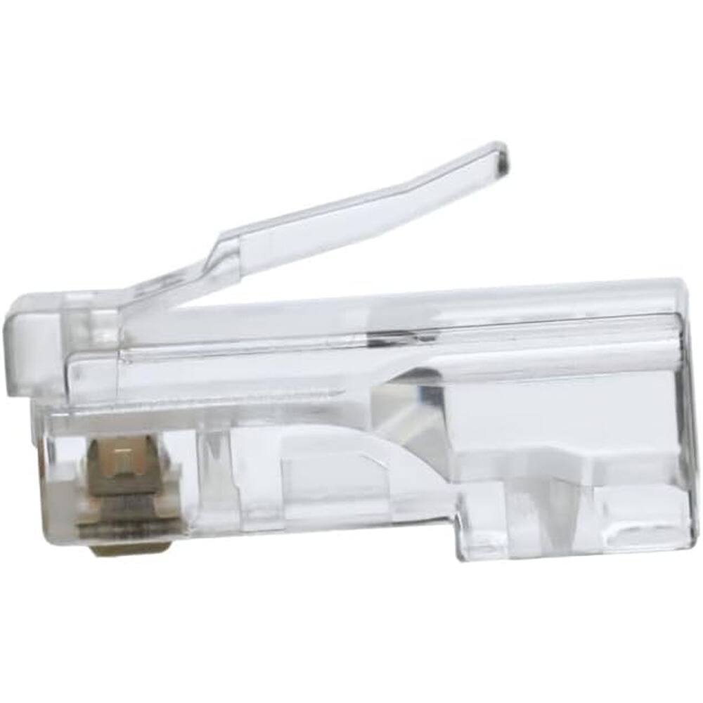 Angle. ACJPR - Cat6 RJ45 Modular Connectors, 3-Prong, 25-Pack.
