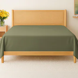 CGK Linens - Premium Flat Sheet Ultra Soft & Breathable - Cozy & Wrinkle Resistant Top Sheet - King - Sage Green