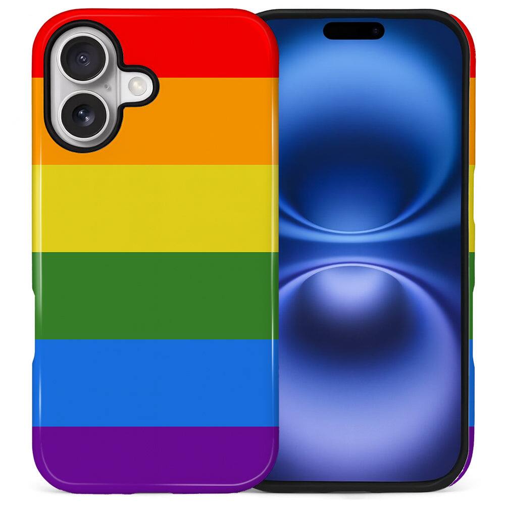 Front. Finnhomy - Smartphone Case for iPhone 16 Plus - Dual-Layer Heavy Duty Protective Cover - Colorful - Colorful for iPhone 16 Plus.