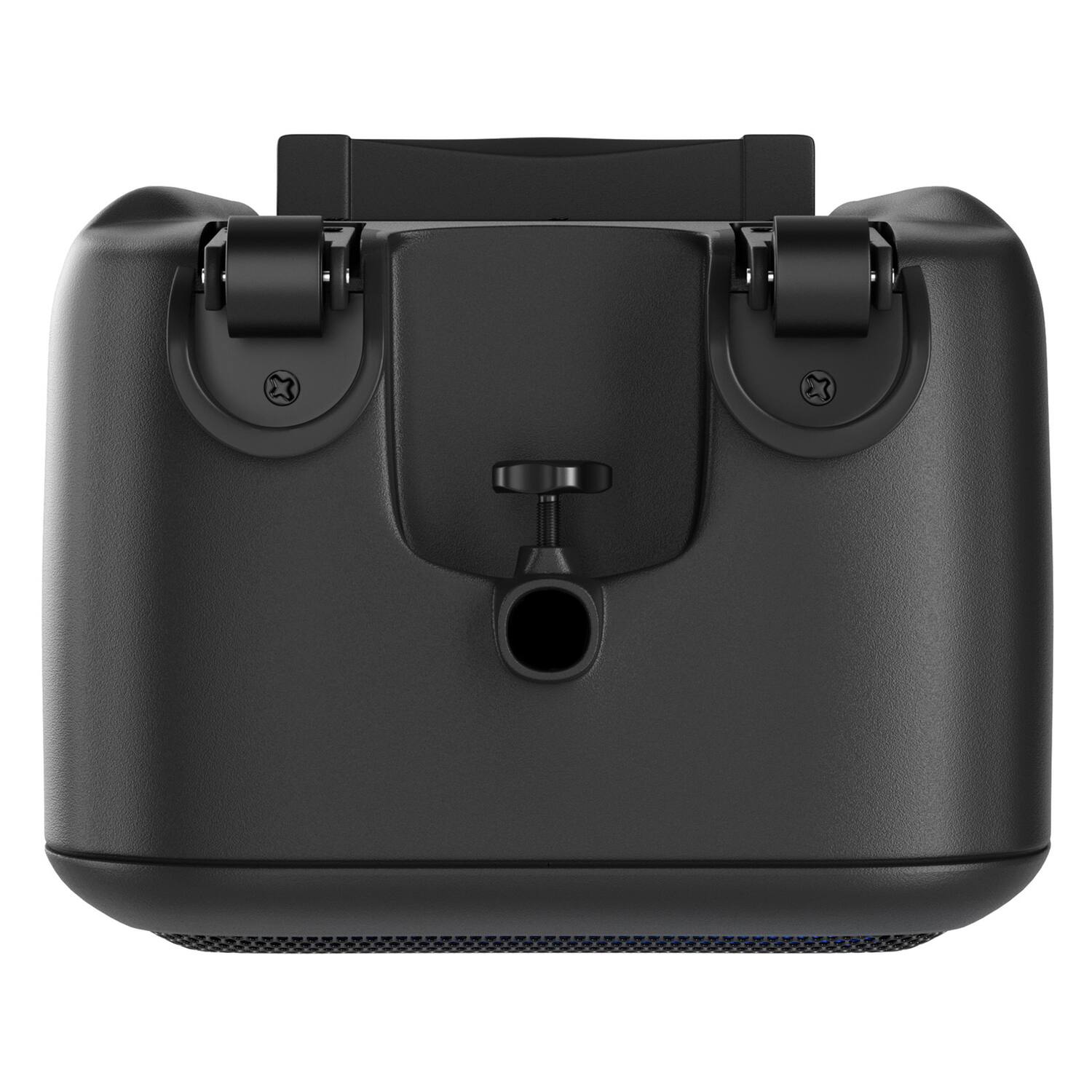 Alt View 3. Dolphin Audio - 3600W Portable Bluetooth Rechargeable BoxParty 2120 Party Speaker, Dual 12" Woofers, Lights, Wired Mic, Remote - Black.