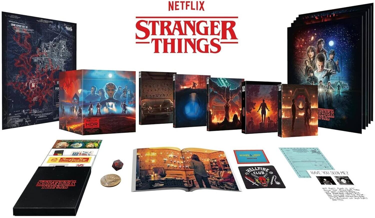 Alt View 1. Stranger Things: The Complete Series (Deluxe Edition)   - 4K Blu-Ray.
