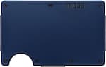 Front. The Ridge Wallet - The Ridge Wallet 2.0 - Aluminum: Cash Strap - Dark Harbor.