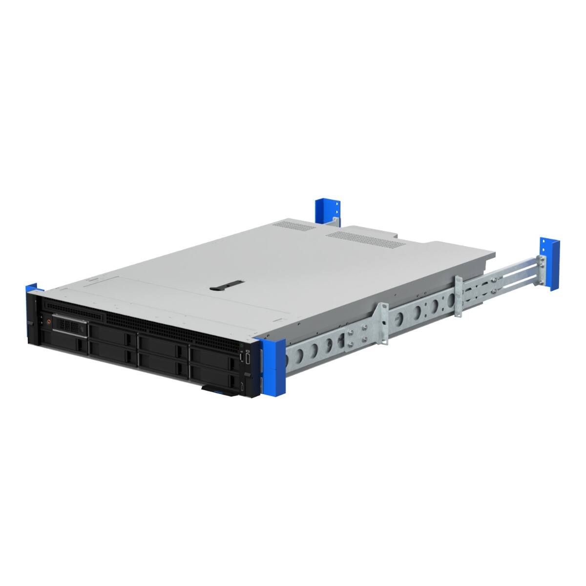 Alt View 1. RackSolutions - RackSolutions 2U Cobra 115-A Dry Slide Rail for Dell - Black.