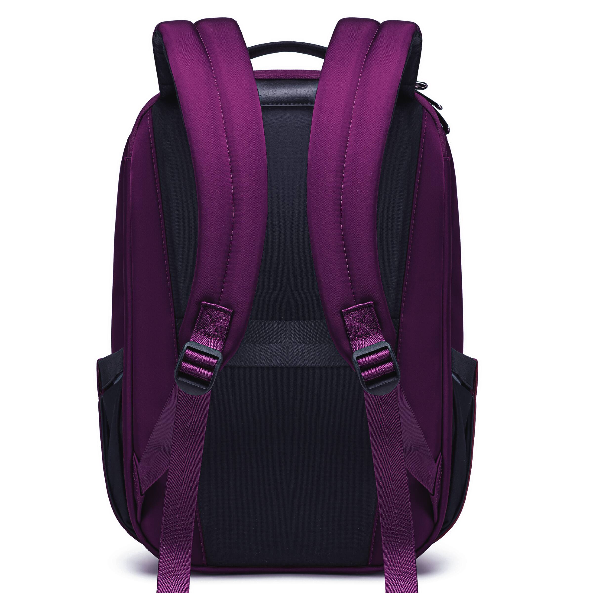 Alt View 4. Lux & Nyx - Lux & Nyx - Origami 16" Laptop Backpack - Wine - Wine.