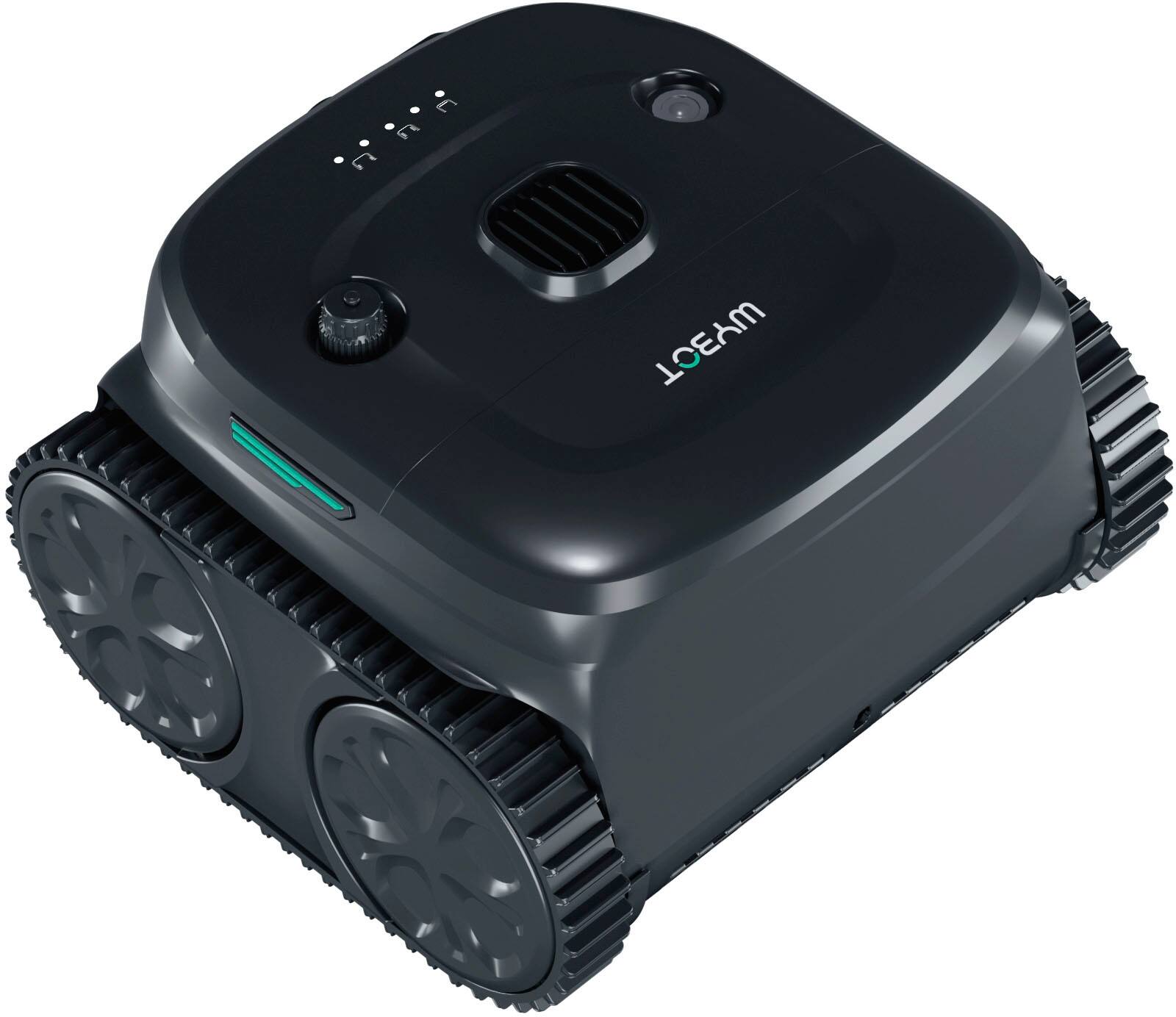Left. Wybot - C2 ProVis Robot Pool Cleaner - Black.