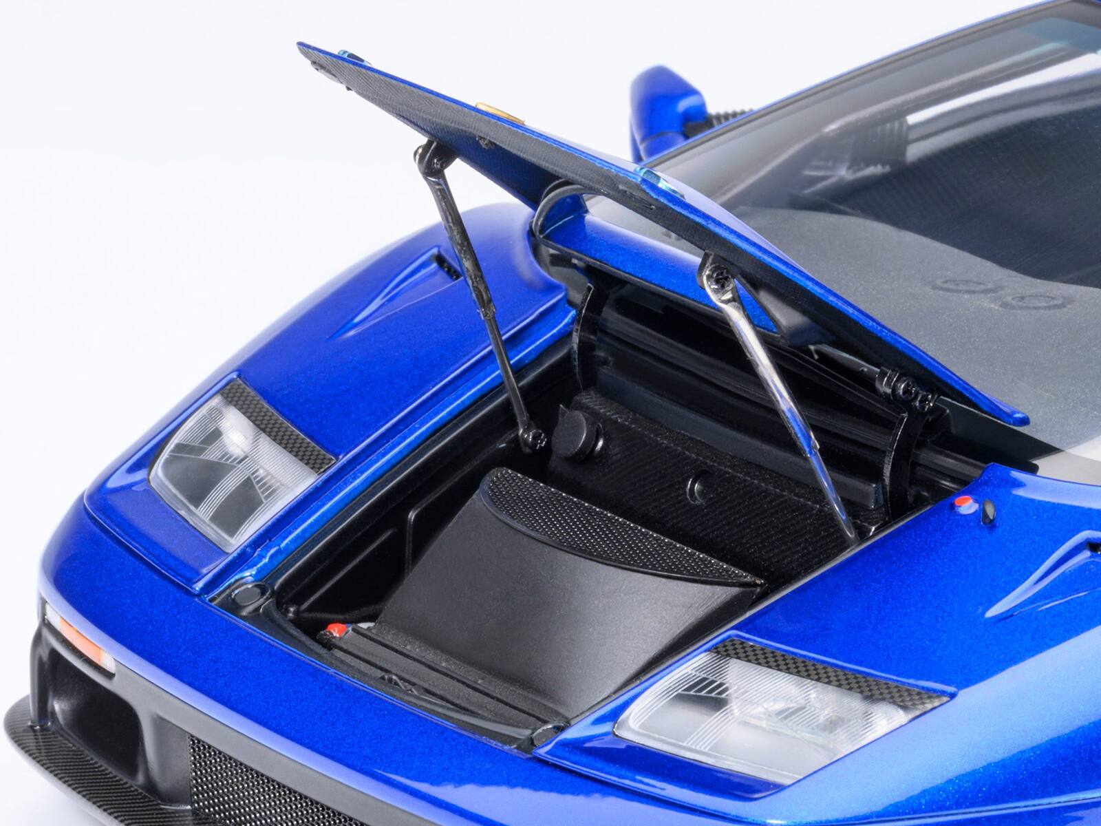 Alt View 2. Autoart - Lamborghini Diablo GTR Monterey Blue Metallic 1/18 Model Car by Autoart.