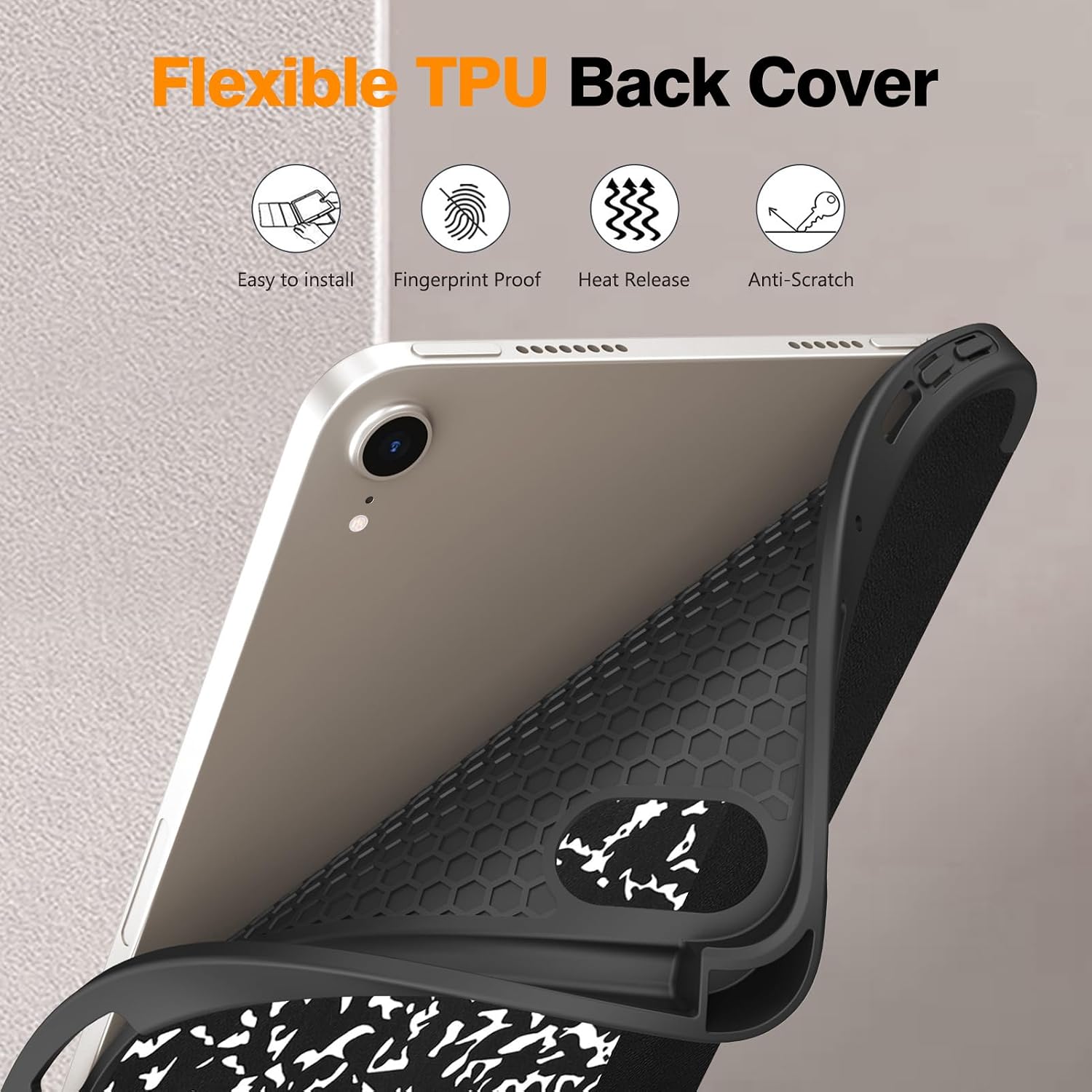 Flexible TPU Back Cover

- Easy to install
- Fingerprint Proof
- Heat Release
- Anti-Scratch
