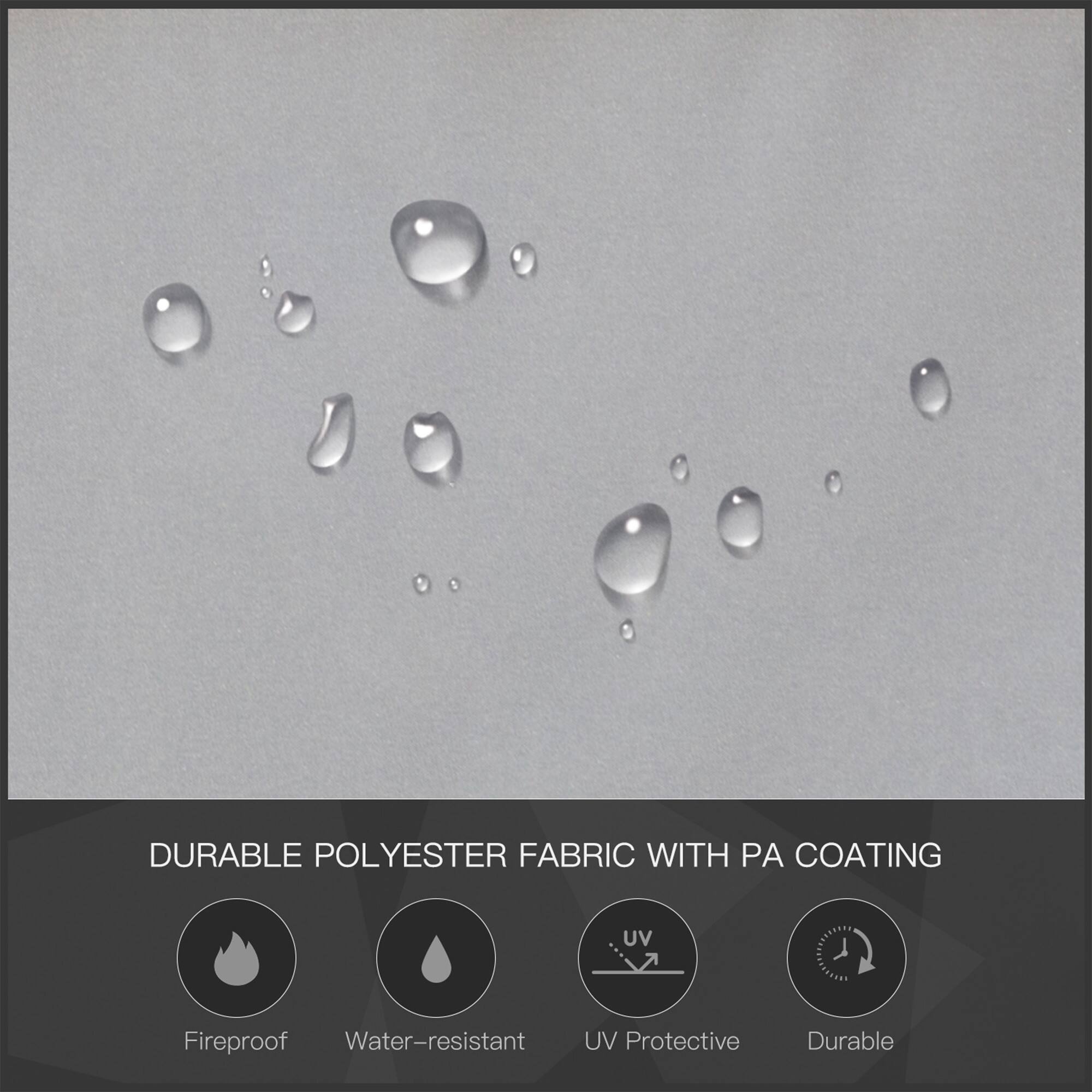 DURABLE POLYESTER FABRIC WITH PA COATING Fireproof Water-resistant UV Protective Durable