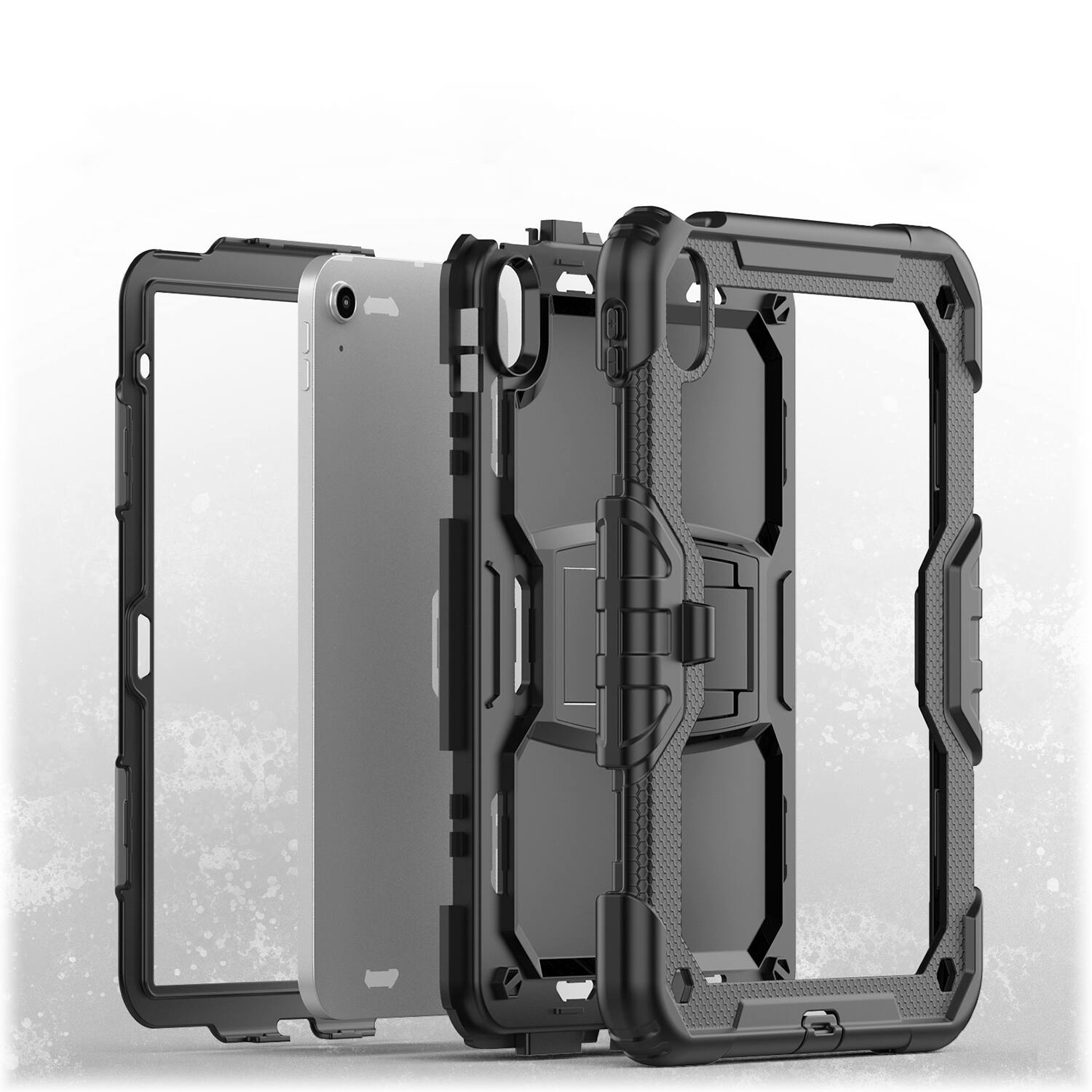 Alt View 14. SaharaCase - Raider Series Heavy Duty Kickstand Case for Apple iPad 11'' (A16) and 10.9" (10th Gen) - Black.