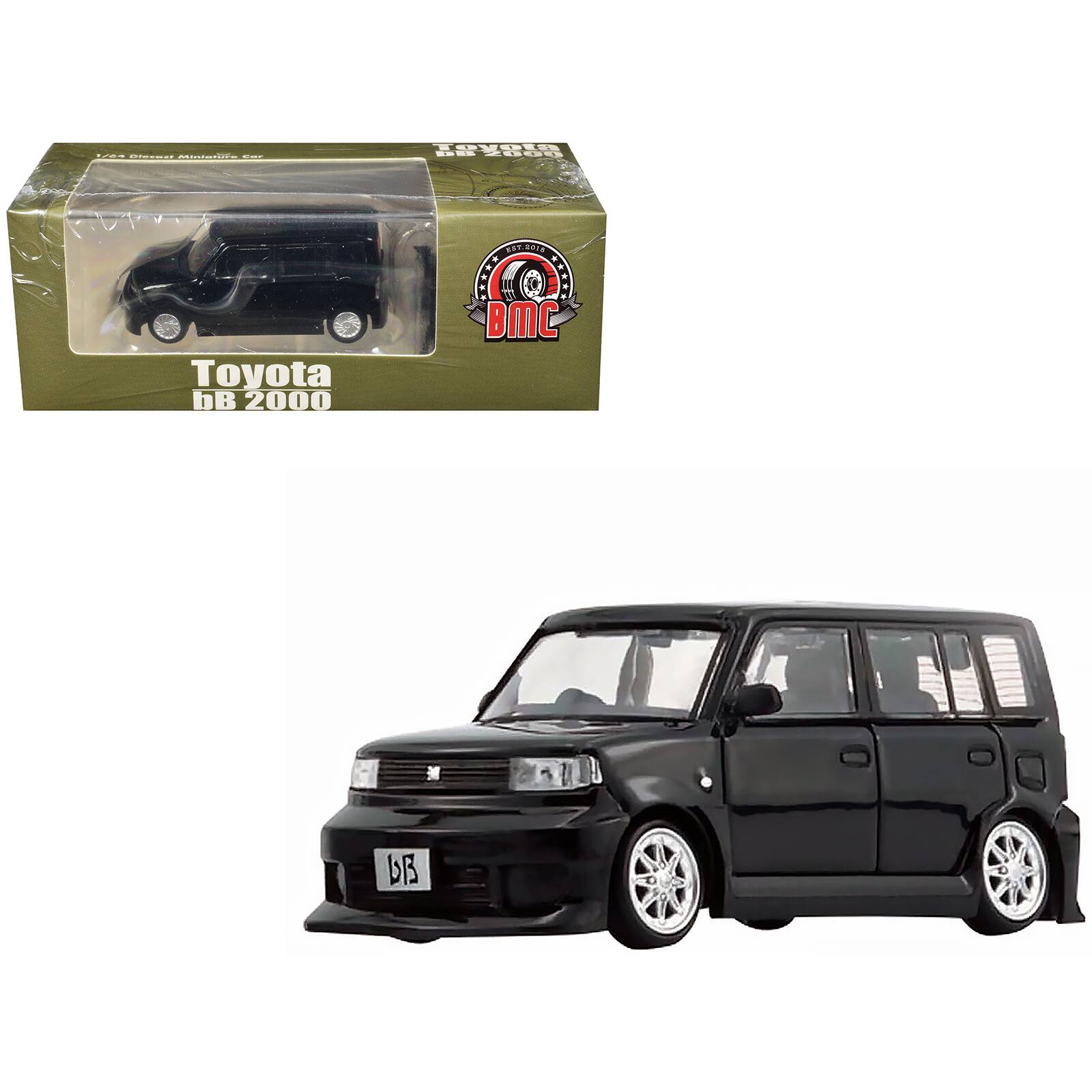 was Cheemer Miniscra Car  
Toyota DE 2000  
Toyota bB 2000  
NOT.2018 ***** ***** BMC  
DE  
110
