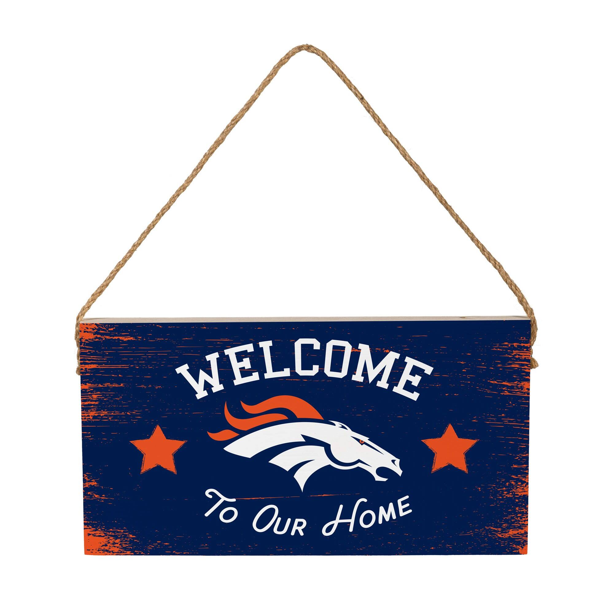 6" x 11" Welcome Home Wood Wall Sign with Rope Hanger
