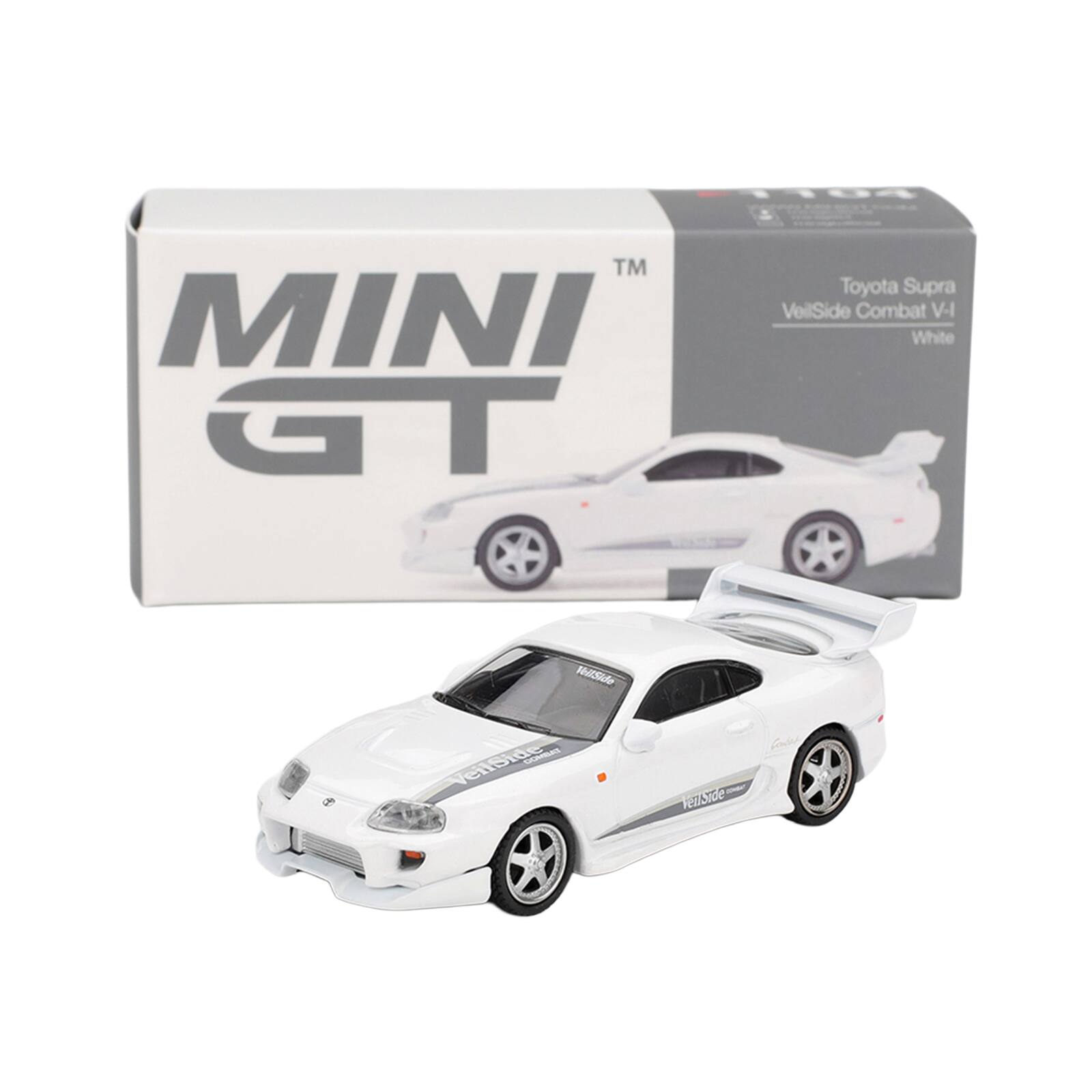 MINI GT TM  
Toyota Supra  
VeilSide Combat V-I  
White