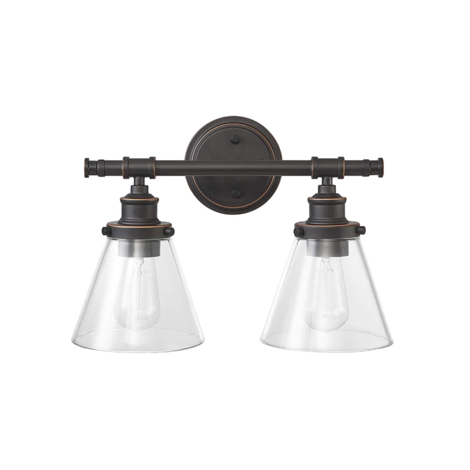 Globe Electric - Parker 2-Light Oil Rubbed Bronze Wall Sconce price history on PriceWatchPro