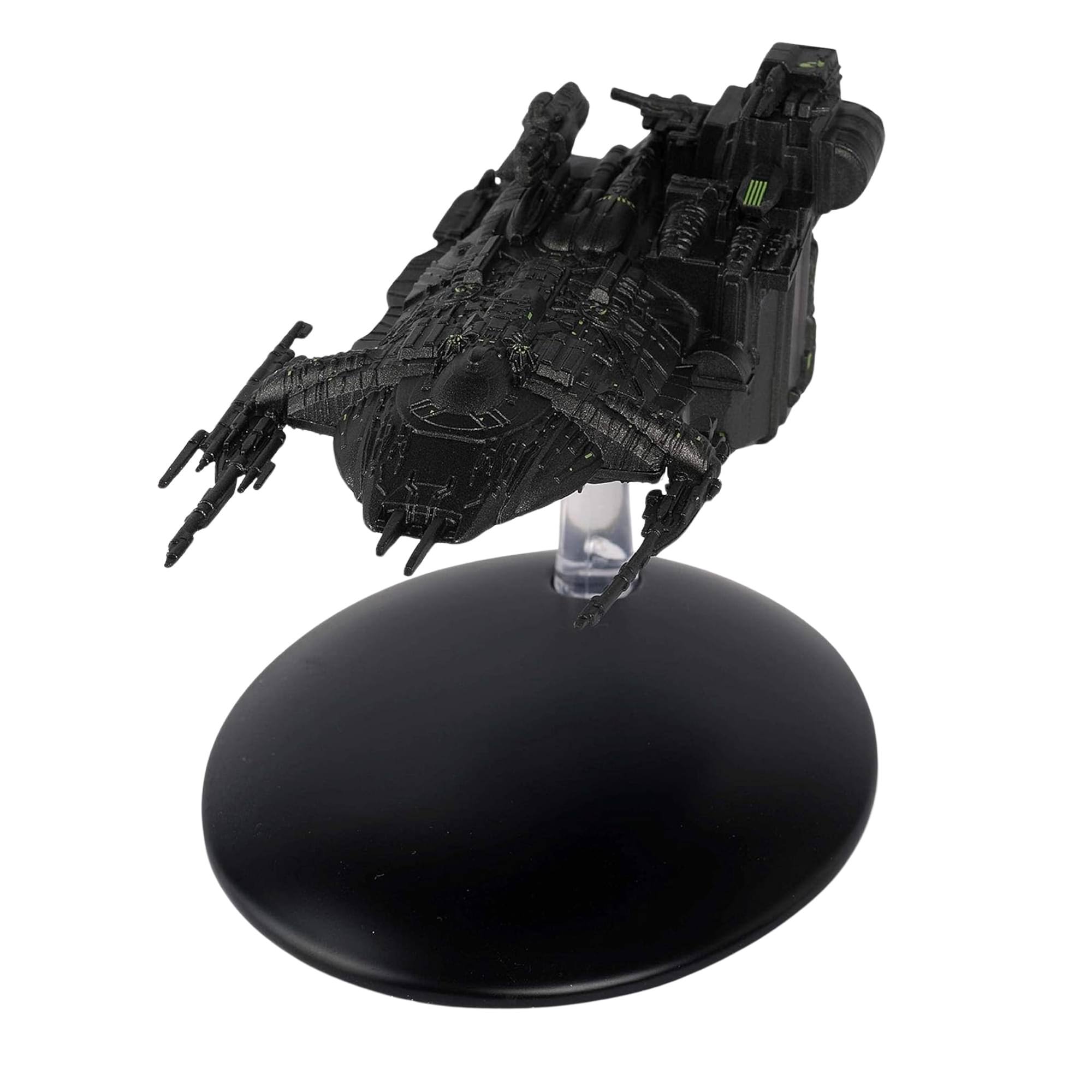 Alt View 4. Eaglemoss - Eaglemoss Star Trek Arctic Explorer Borgified Ship Replica - Black.