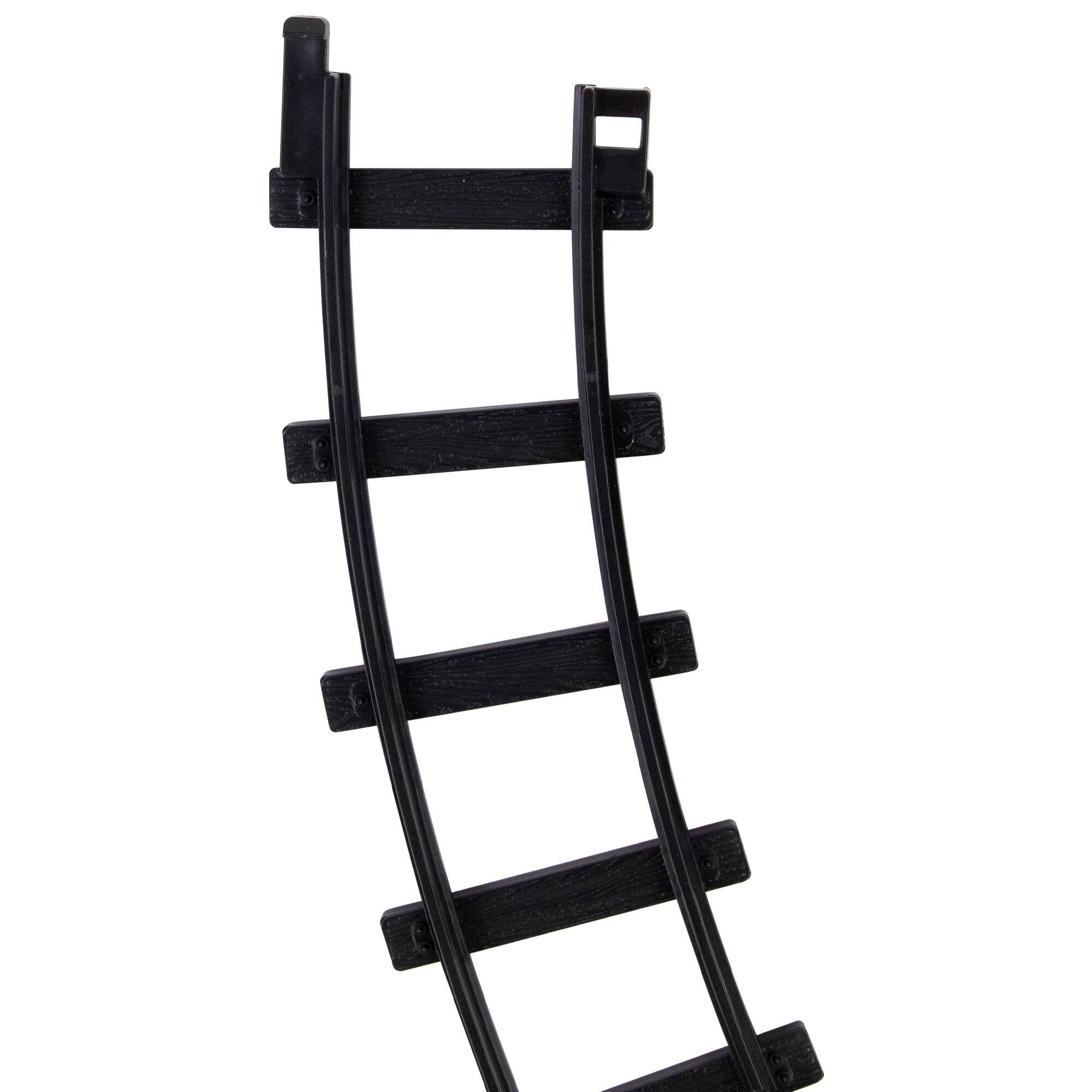 Alt View 4. Northlight - Replacement Christmas Train Set Track Pieces - Black - Pack of 12 - Black.