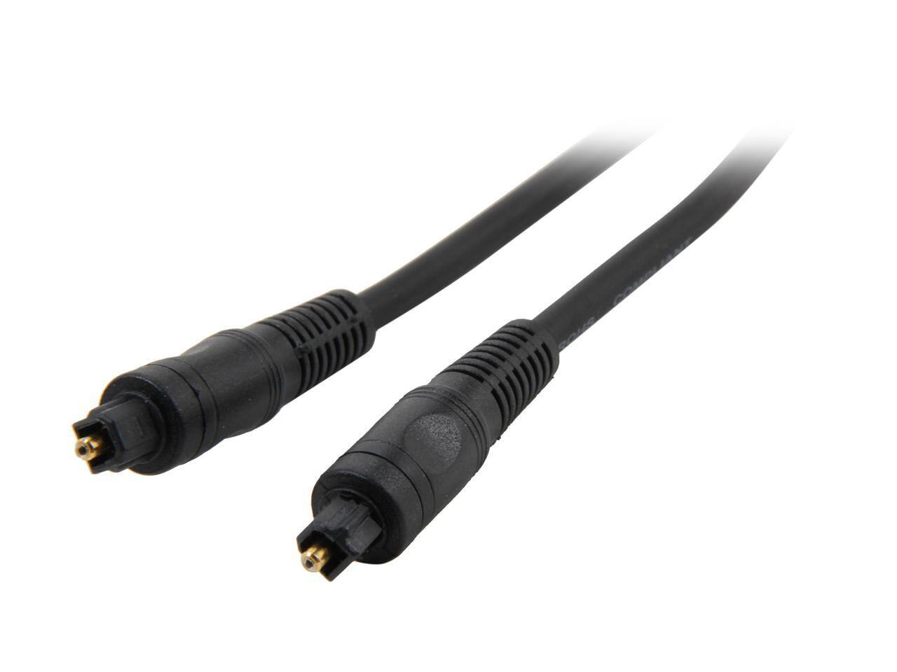 Front. Nippon Labs - Nippon Labs PT-6 6 FT. Pro A/V Premium Toslink Digital Optical SPDIF Audio Cable Male to Male, Black.