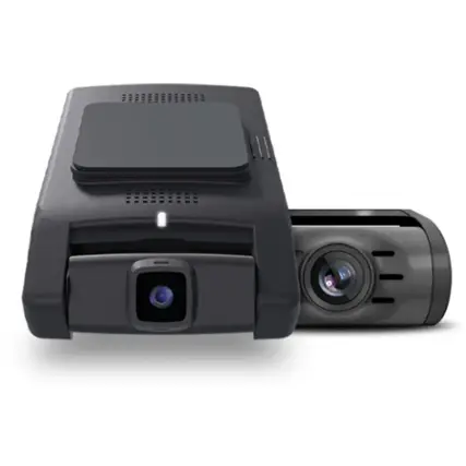 Front. Momento - 2K UHD M8 Pro Dash Camera System (Front and Rear Camera) - Black.