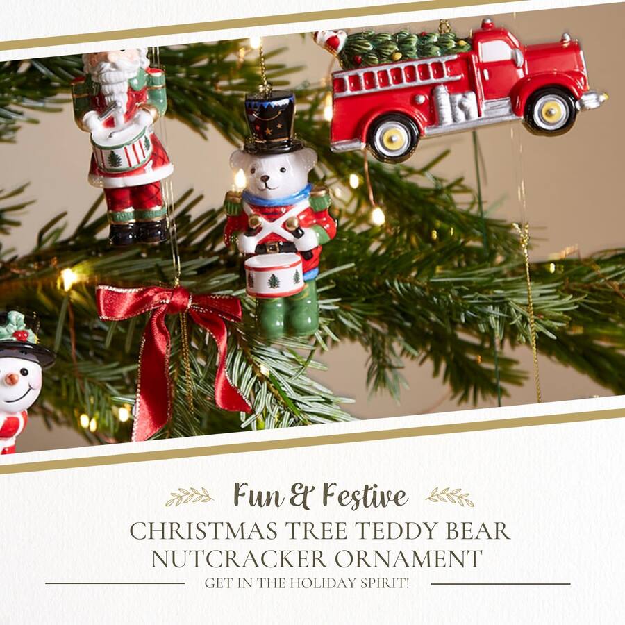 Magic Tree Centerpiece Spode Christmas Tree Collection Teddy Bear Nutcracker Ornament ...