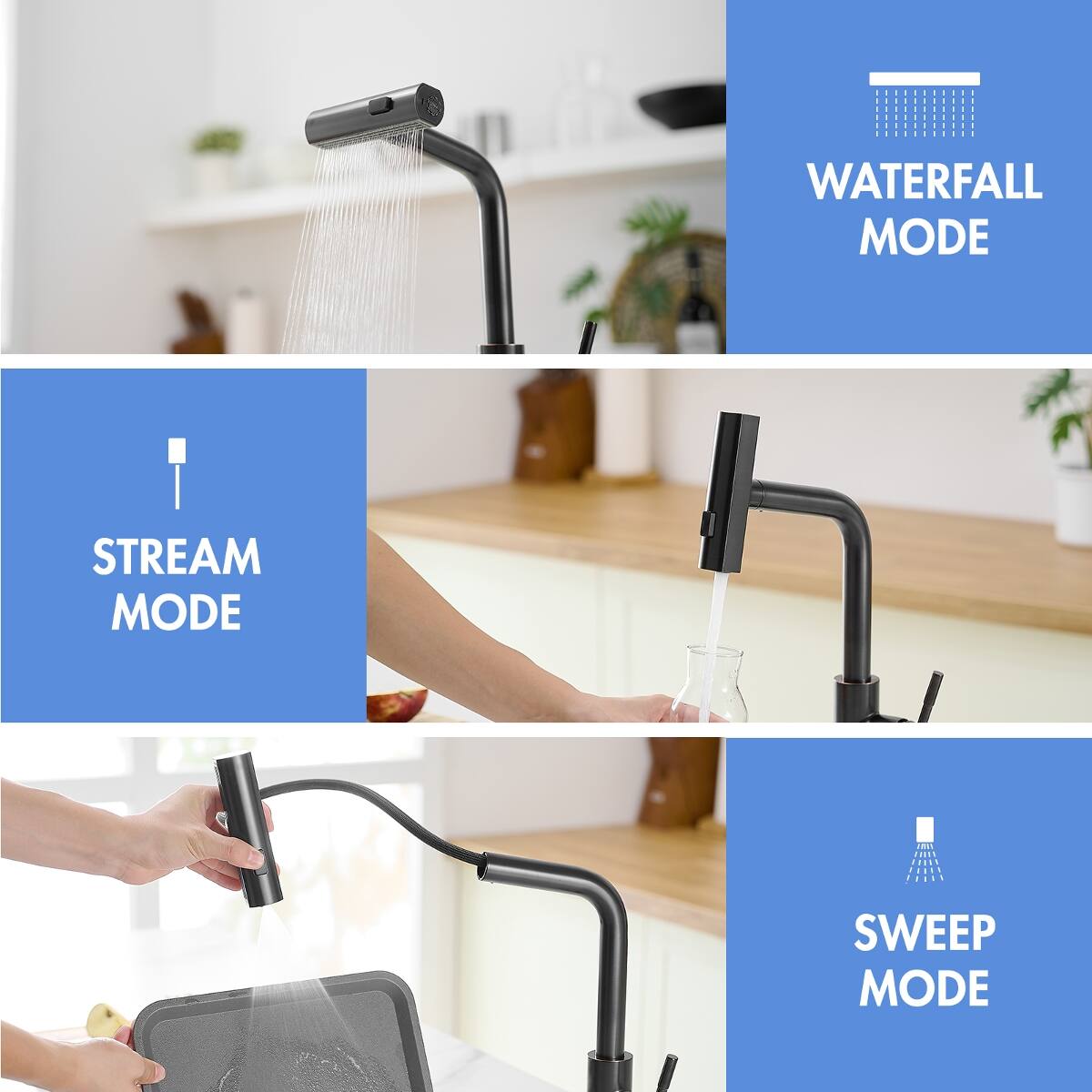 WATERFALL MODE  
STREAM MODE  
SWEEP MODE