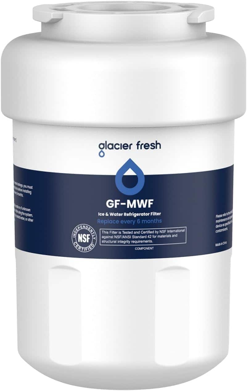 GLACIER FRESH - MWF Refrigerator Water Filter, Compatible with SmartWater MWFP, MWFA, GWF, 1 Pack