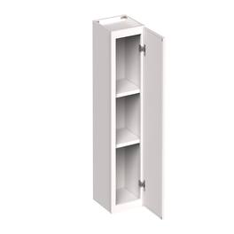 Boyel Living - 12-in W x 36-in H x 12-in D Slim Shaker RTA Kitchen Wall Cabinet with Soft-Close - Snow White