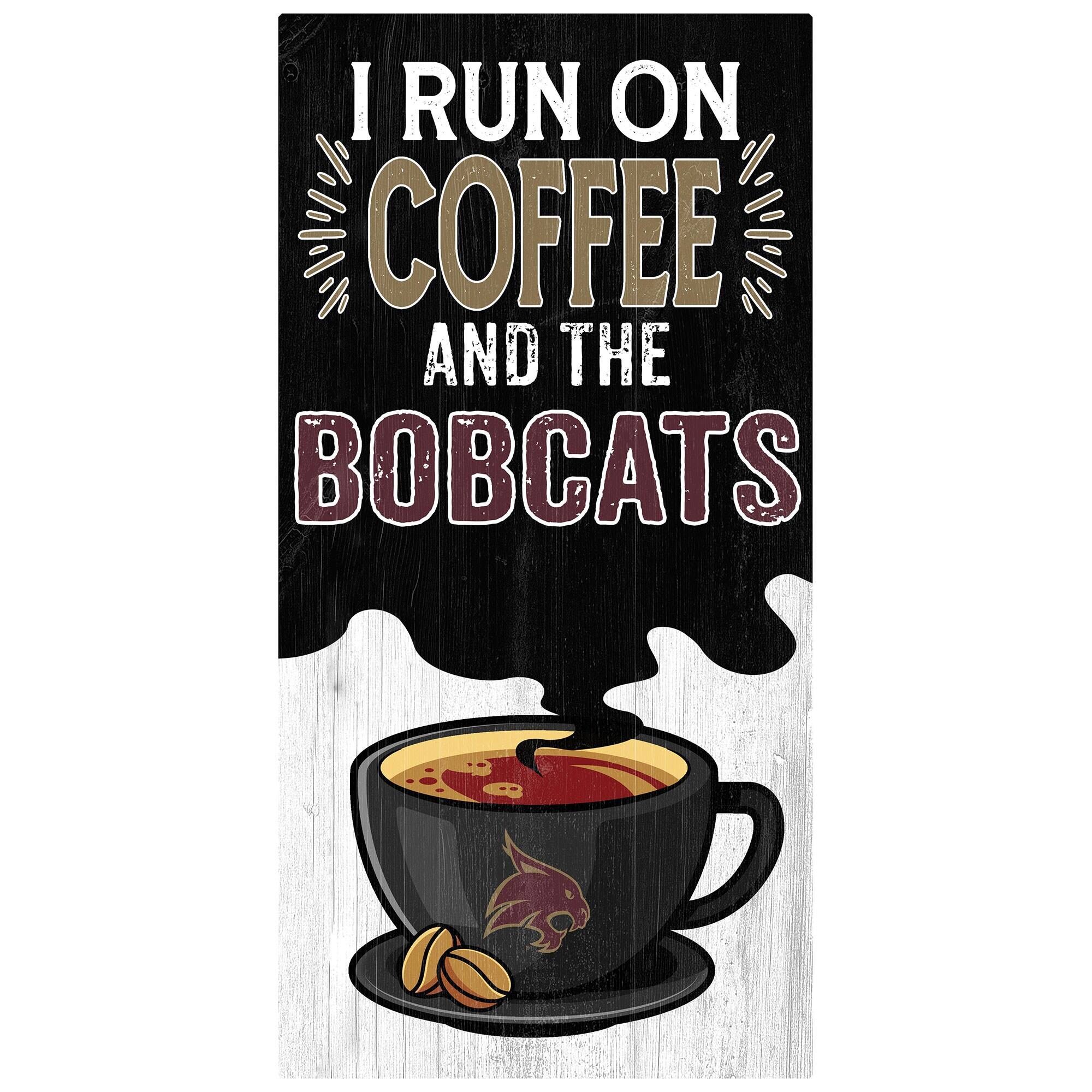 Texas State Bobcats 6" x 12" Coffee Wall Art
