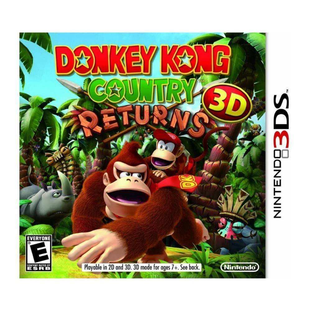 Donkey Kong Country Returns 3D  
Playable in 2D and 3D. 3D mode for ages 7+. See back.  
Nintendo 3DS  
Everyone E  
Content Rated by ESRB  
Nintendo
