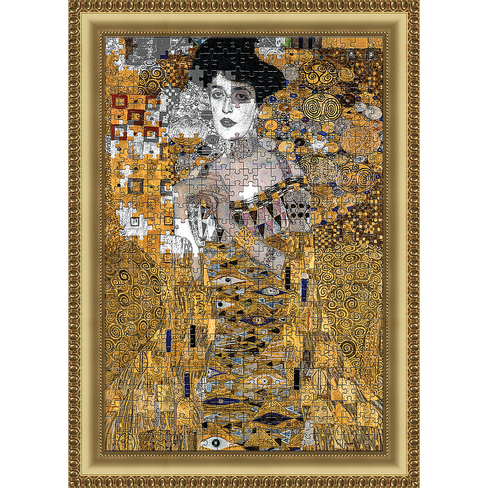 Alt View 2. Trefl - Trefl Red ArtFrame Puzzle Adele Bloch-Bauer I, Gustav Klimt 500 Piece Puzzle - Multicolor.