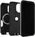 Angle. OtterBox - Commuter Series Hard Shell for iPhone 17 - Black.