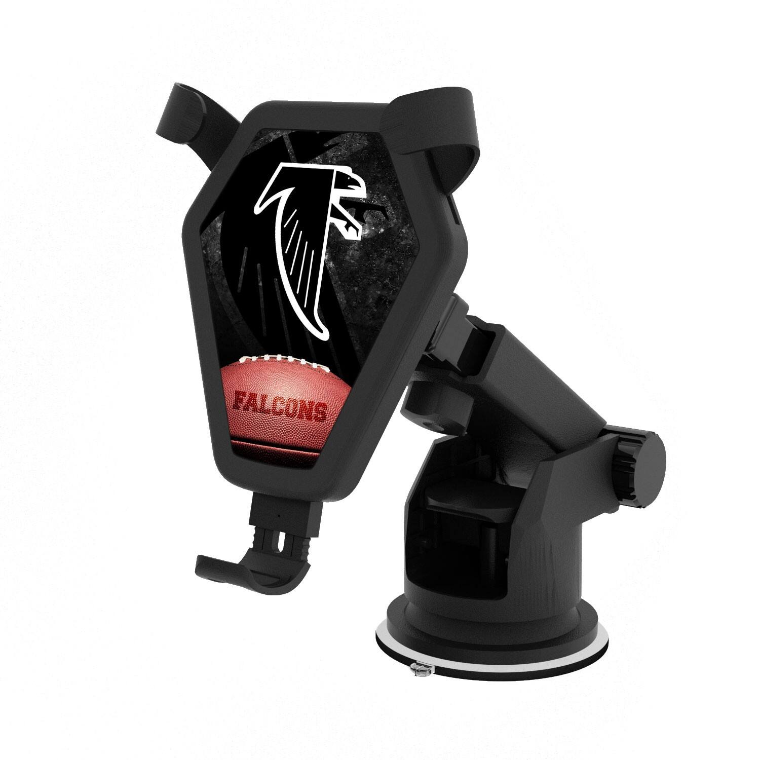 Front. Keyscaper - Atlanta Falcons 10-Watt Legendary Design Wireless Car Charger - Multicolor.