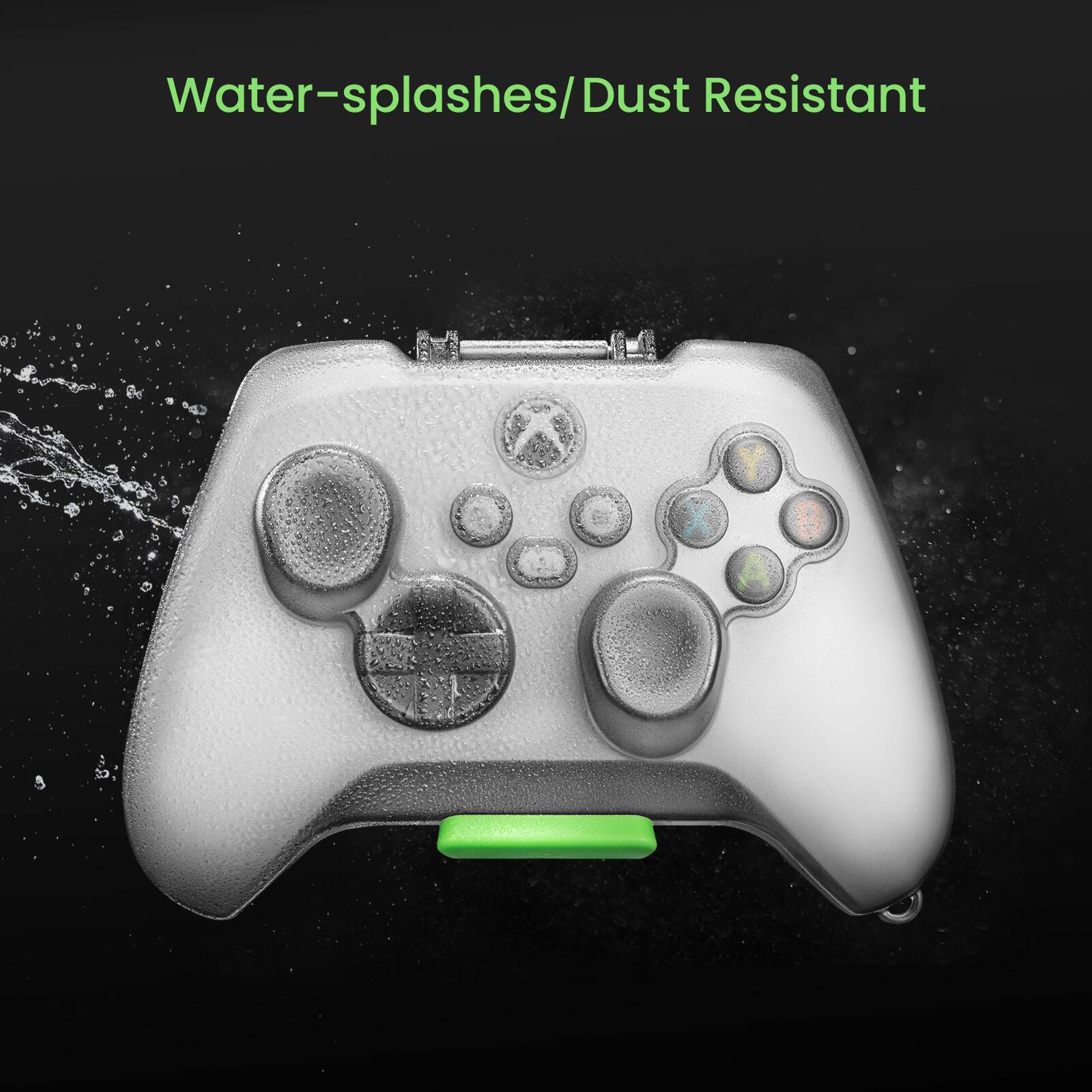 Water-splashes/Dust Resistant