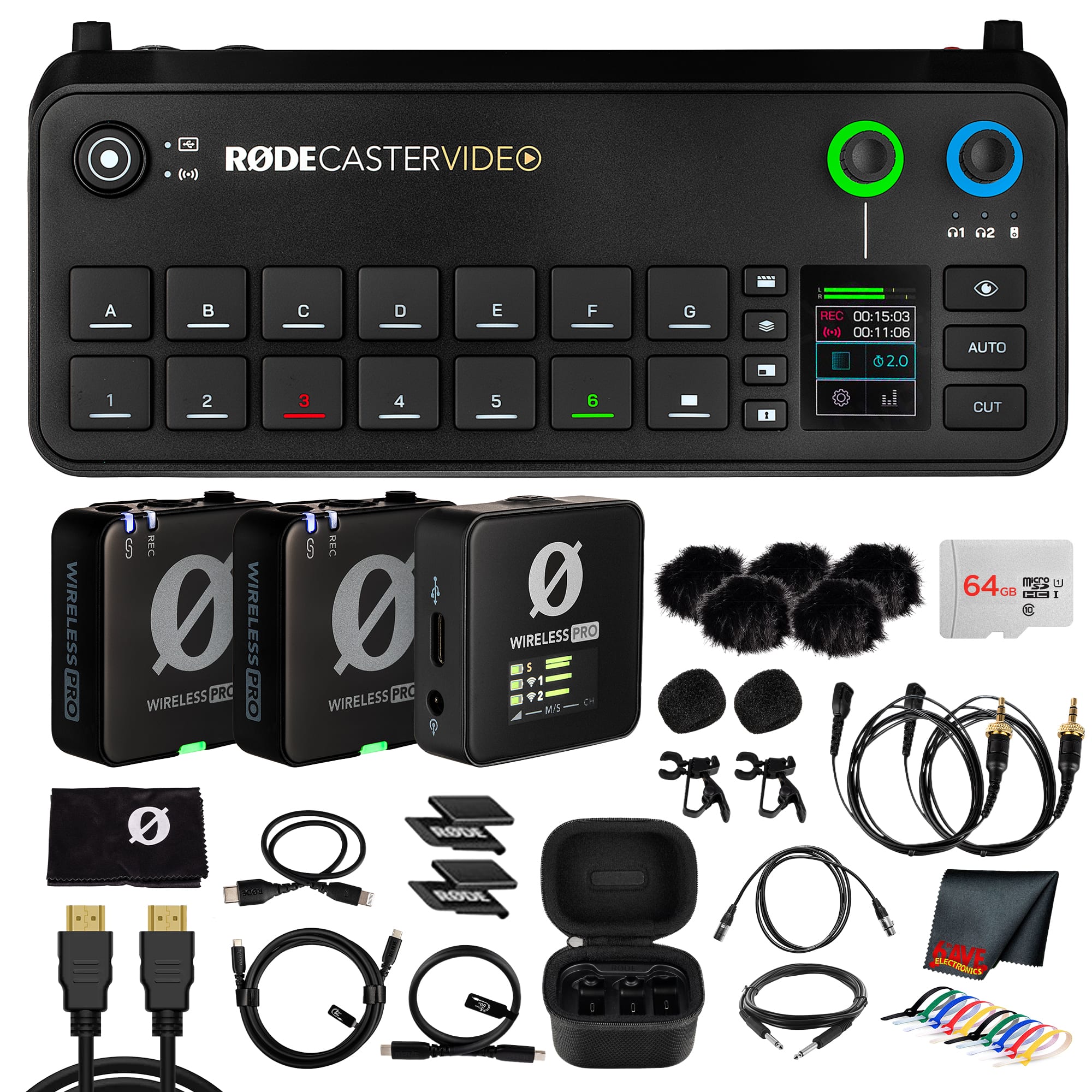 RODE - RODECaster Video All-in-One Production Console| Integrated Audio & Video Mixer + More
