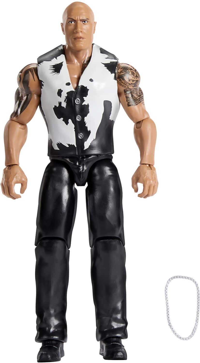 Mattel - Collectible - WWE Main Event 6" The Rock Action Figure - COLLECTABLES - Multicolor