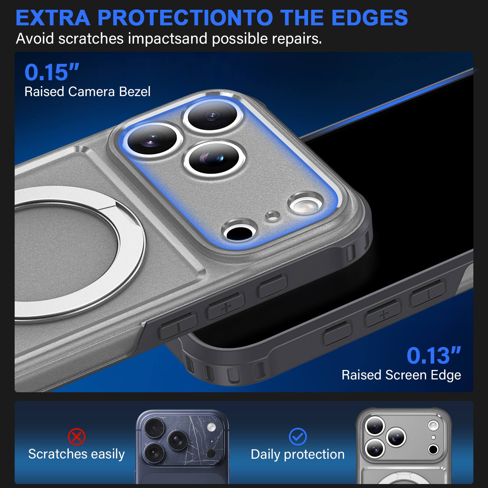 UUCOVER Magnetic Case for Apple iPhone 18 Pro Max,Shockproof TPU+PC ...