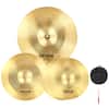 VEVOR 20" RIDE
VEVOR 16" CRASH
VEVOR 14" HI-HATS