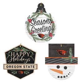 Jardine - Oregon State Beavers Ornament Bundle - White