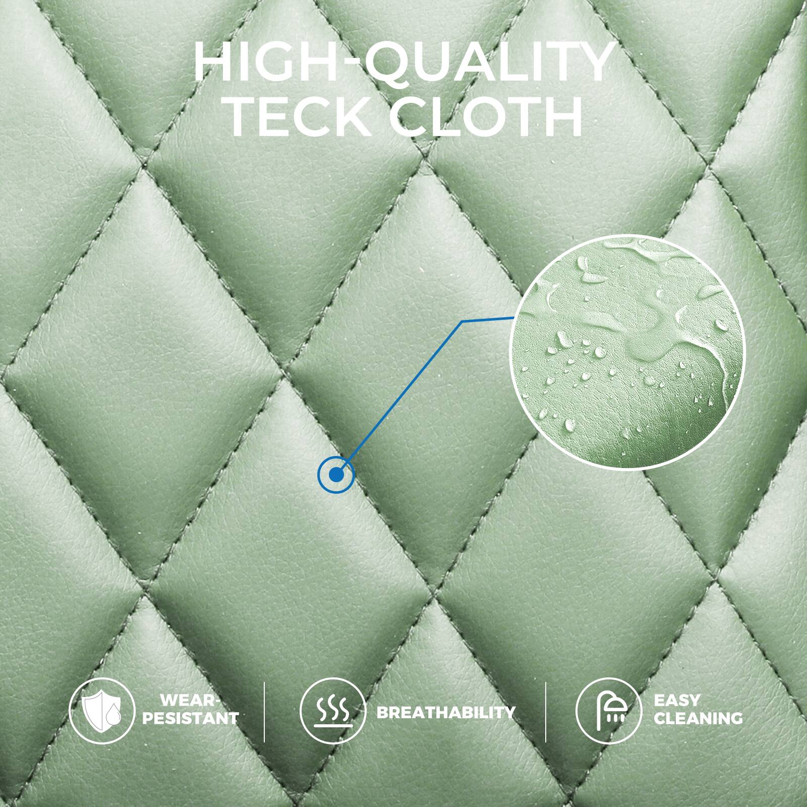 HIGH-QUALITY TECK CLOTH

WEAR-RESISTANT  
BREATHABILITY  
EASY CLEANING