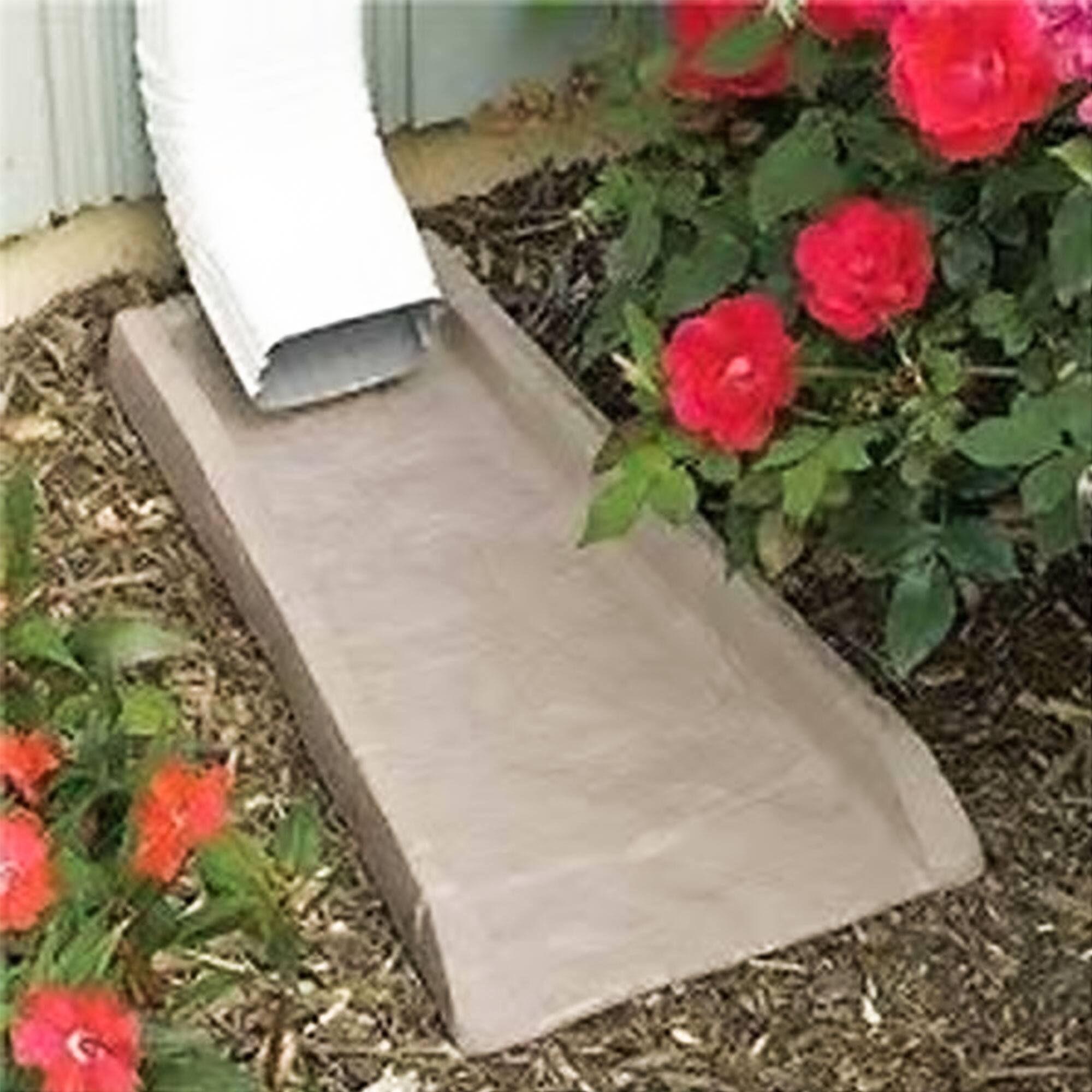 Alt View 10. Suncast - Suncast SB24 Decorative Rain Gutter Downspout Splash Block, 10 Pack, Light Taupe.