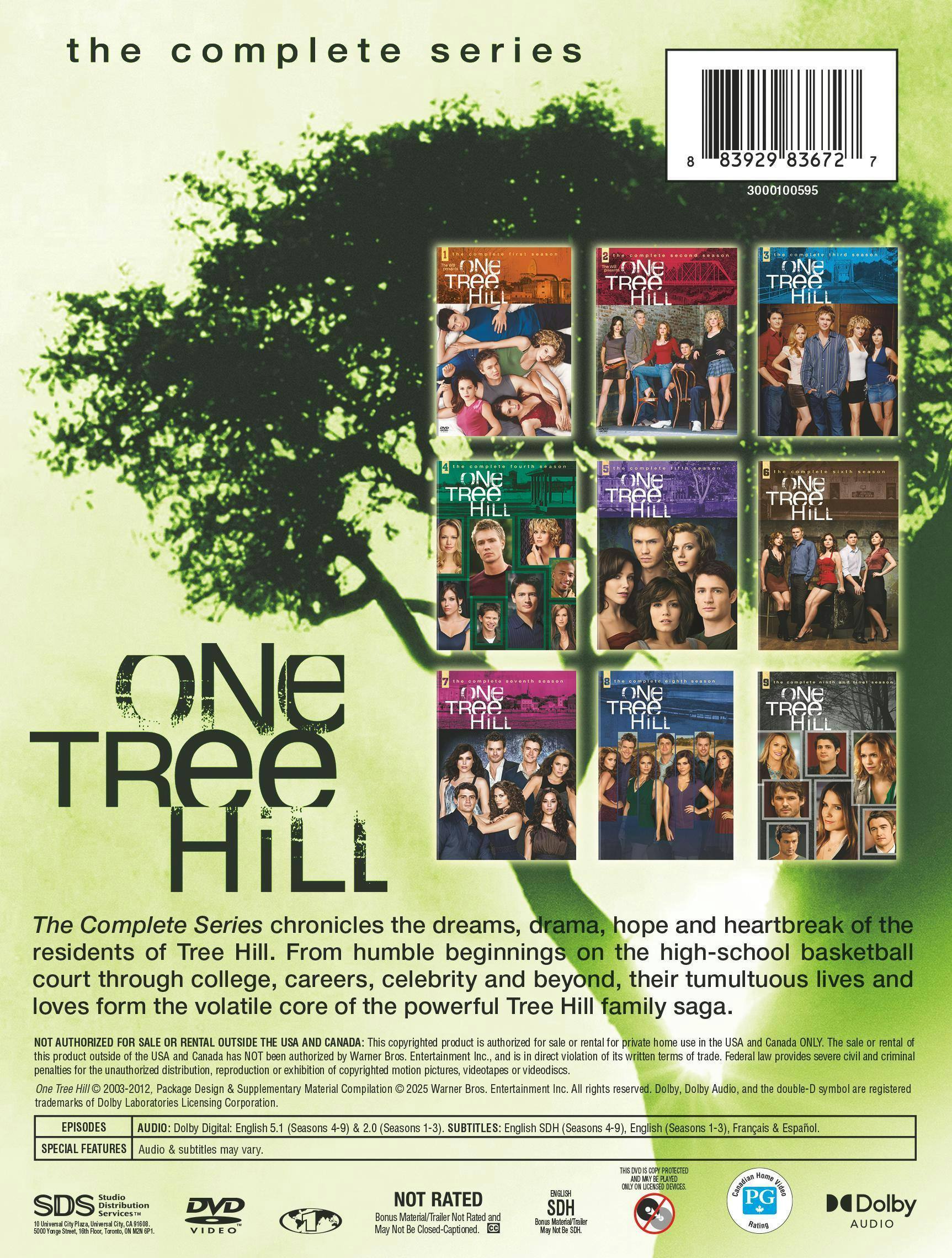 One Tree Hill: The Complete Series [DVD] [Standard] - Best Buy