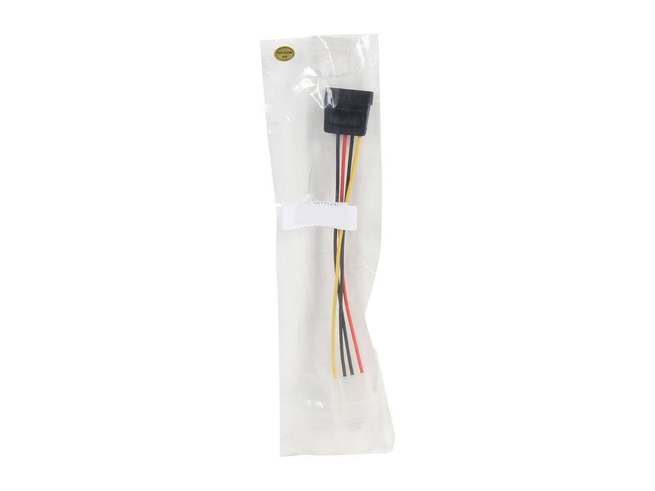 Alt View 2. Nippon Labs - Nippon Labs POW-S6110-6IN 6 in. 5.25 Male to SATA Internal DC Adaptor Cable Female to Male.