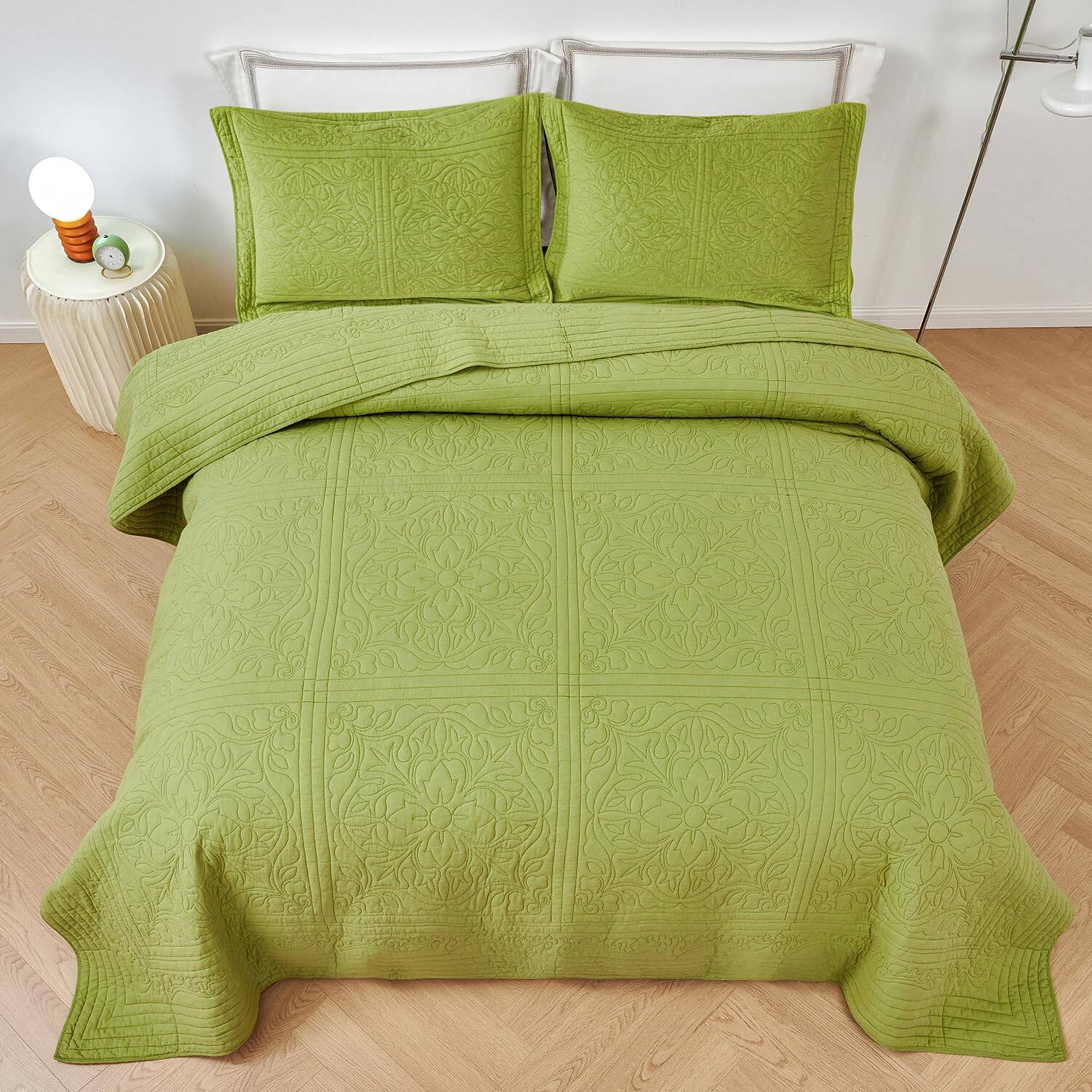 Olive Green-King 106''x98''