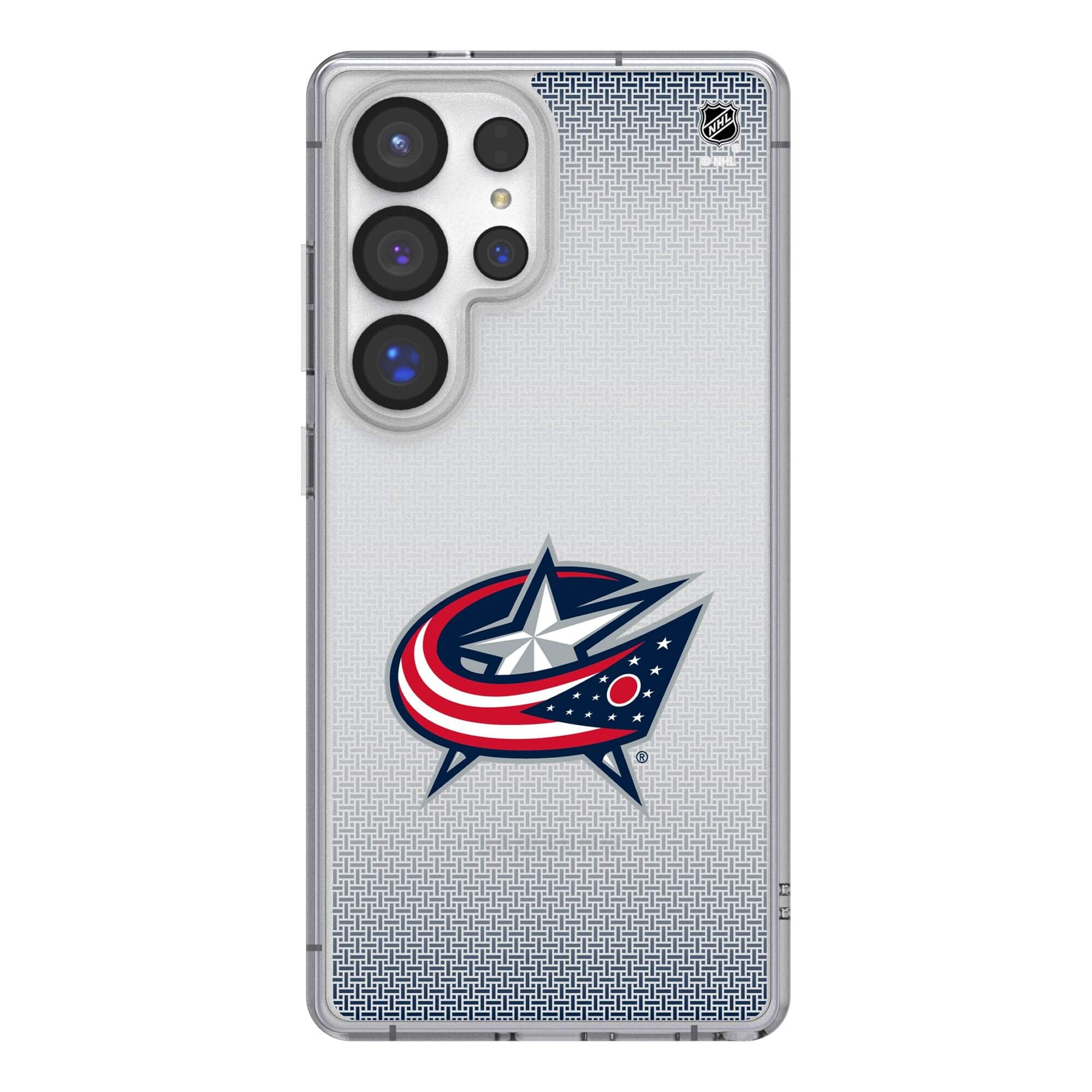 Keyscaper - NHL - Columbus Blue Jackets Linen Logo Galaxy Clear Case - S25 Plus - Multicolor price history on PriceWatchPro