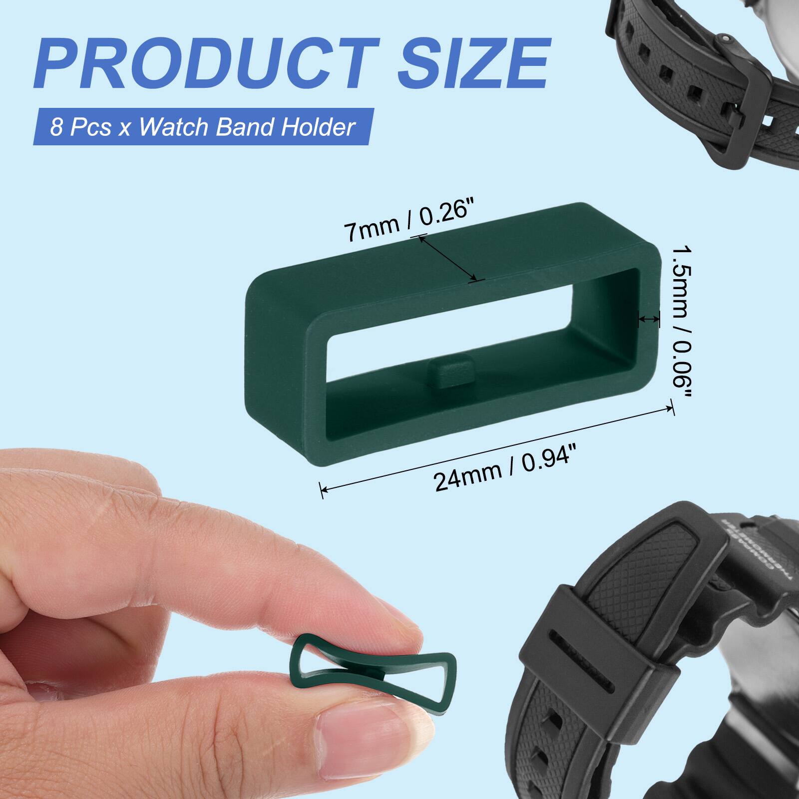 PRODUCT SIZE  
8 Pcs x Watch Band Holder  
7mm / 0.26"  
24mm / 0.94"  
1.5mm / 0.06"