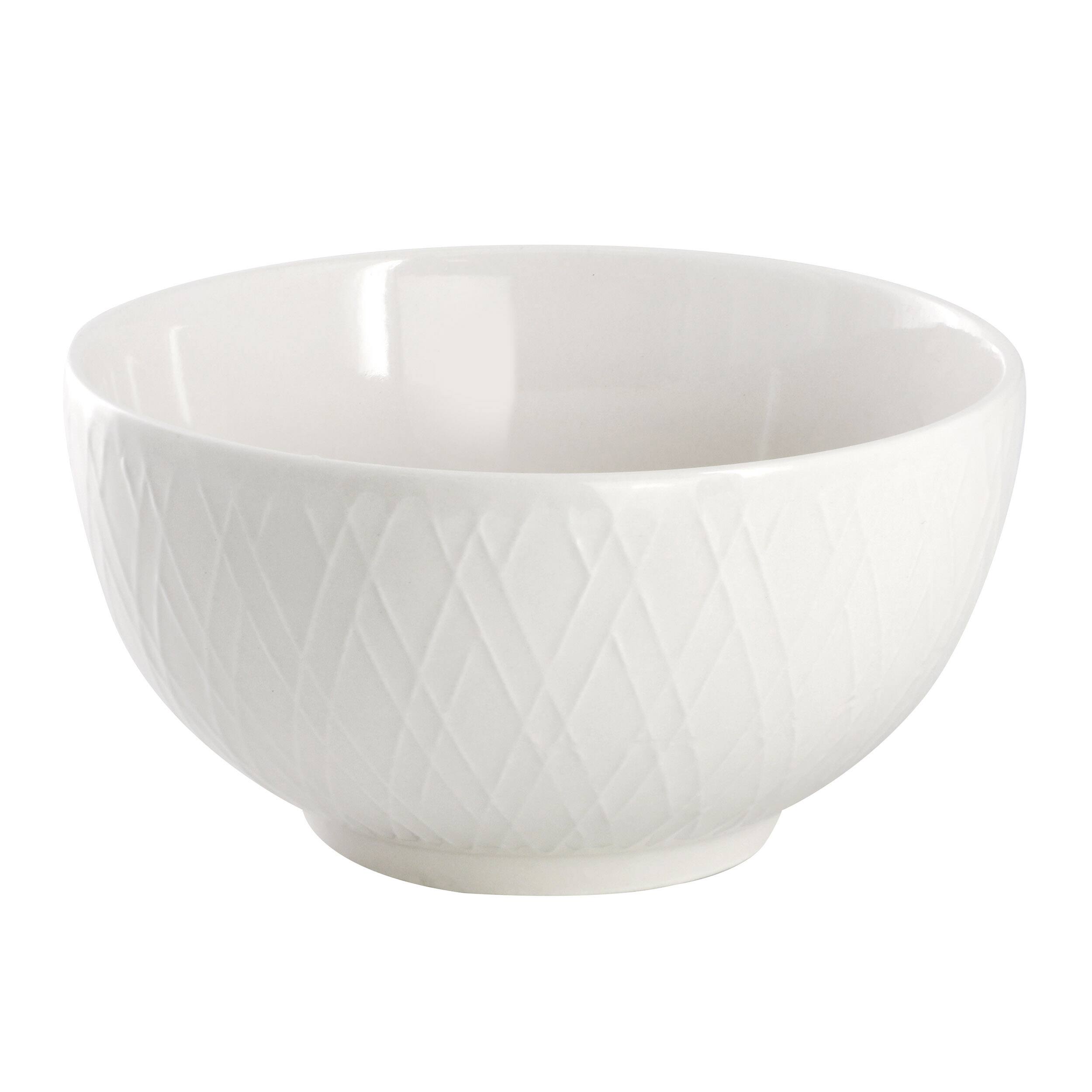 Back. Gibson - Gibson Home Great Essentials 2 Piece Fine Ceramic 6in Cereal Bowl Set in White - White.