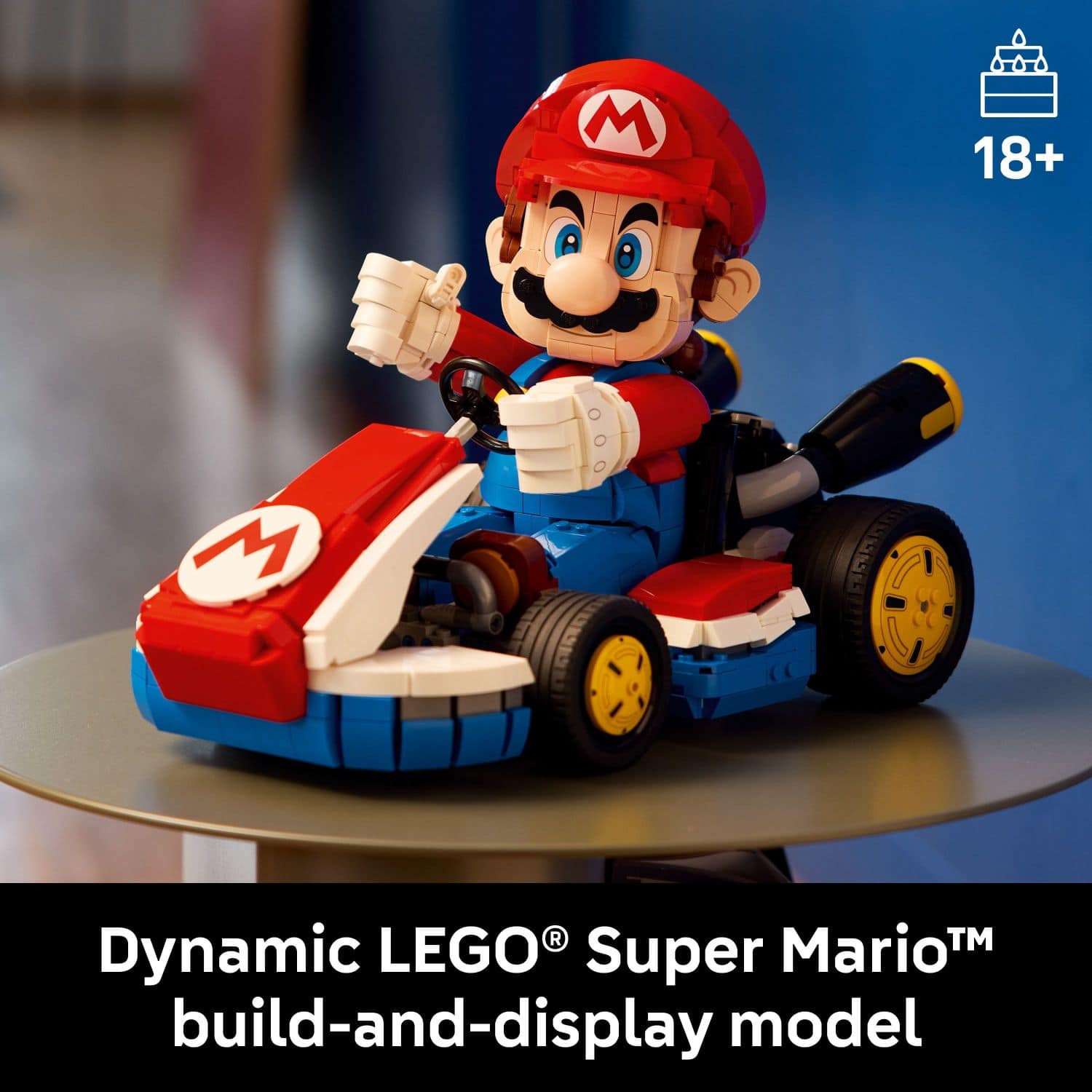 M 18+ M R Dynamic LEGO Super Mario build-and-display model
