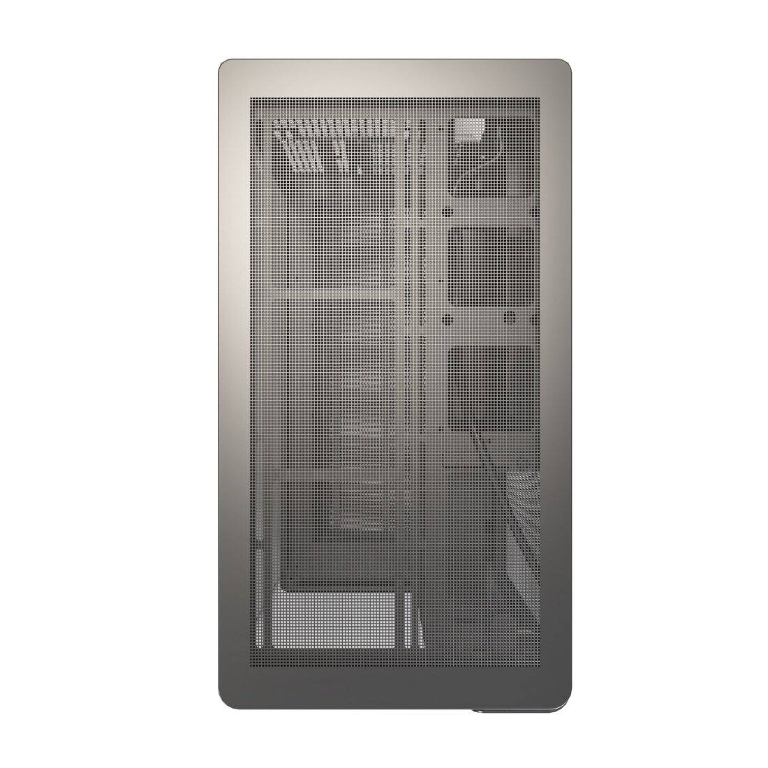 Alt View 2. Montech - KING 45 KING45B ATX PC Case, Curved Panoramic Glass, Chimney Airflow, 360mm Radiator Support - Black.