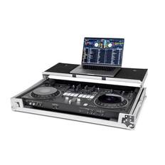 Front. Headliner - Flight Case with Laptop Platform for Pioneer DJ DDJ-REV5, Custom-Fit Protective Road Case with Cable Access.