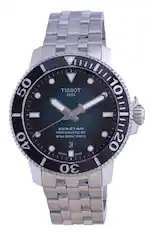 50 TISSOT 1853 40 SEASTAR POWERMATIC 80 30 bar (300m/1000 ft) 31 SWISS MADE 30 20