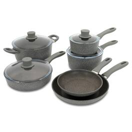 ZWILLING - Parma Plus 10-pc Aluminum Nonstick Cookware Set - Gray